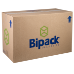 Embalagem BP-40 Bipack Média Preta fardo com 100 unidades 25x7cm