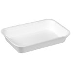 BANDEJA ISOPOR KING PACK FUNDA (CF 54) 21,3X14X3,2 CM COM 20 UNIDADES