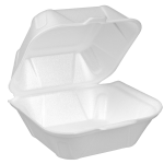 EMBALAGEM ISOPOR KING PACK HAMBURGUEIRA GRANDE (CH 03) PARA X-SALADA OU LANCHE COM 20 UNIDADES