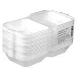 EMBALAGEM ISOPOR KING PACK HAMBURGUEIRA GRANDE (CH 03) PARA X-SALADA OU LANCHE COM 20 UNIDADES