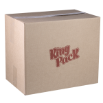 POTE RETANGULAR KING PACK  500ML COM TAMPA PARA FREEZER E MICROONDAS COM 5 UNIDADES