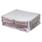 CAIXA PARA SALGADOS E DOCES QUADRADA N30 30X30X7 CM COM 25 UNIDADES