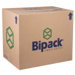 Embalagem BP-72 Bipack Preta fardo com 100 unidades 12x25x4,5cm