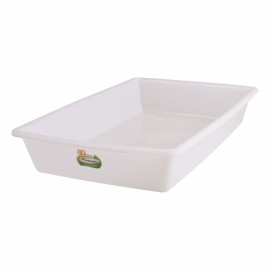 Bandeja Plástica Branca para Açougue 7L 8x30x46cm