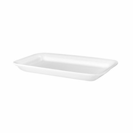 Bandeja 02 Spumapac Branca embalagem com 400 unidades CRL 02 21x14x1,7cm