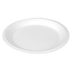 Prato Fibraform Espuma 23cm Raso PR-23 embalagem com 25 unidades