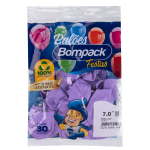 Balao Liso N7 Bompack Lilas embalagem com 30 unidades