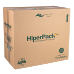 Embalagem H-32 Hiperpack Média Branca fardo com 100 unidades 22,5x9,4cm