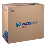 Embalagem PF-32 Baixa Packform Branca embalagem com 100 unidades 21,6x21,6x6,1cm