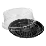 Embalagem PF-32 Média Packform Premium Preta embalagem com 50 unidades 21,6x21,6x8cm