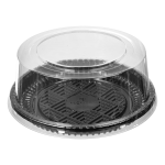 Embalagem PF-32 Média Packform Premium Preta embalagem com 50 unidades 21,6x21,6x8cm