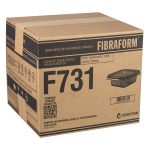 F-731 Pote Quadrado com Lacre 350ml embalagem com 100 unidades