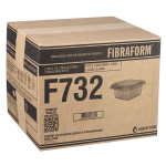 F-732 Pote Quadrado com Lacre 500ml embalagem com 100 unidades