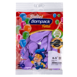 Balao Bompack Lilas N6,5 embalagem com 30 unidades