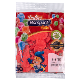 Balao Bompack Vermelho N6,5 embalagem com 30 unidades