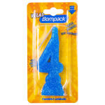 Vela Supernumeros Bompack N4 Azul embalagem com 4 unidades