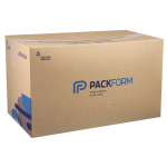 Embalagem PF-50 Baixa Packform Preta embalagem com 50 unidades 26x26x7,7cm