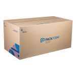 Embalagem PF-60 Média Packform Preta fardo com 50 unidades 33,1x33,1x11cm