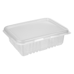 Embalagem G-306 Pote Retangular 500ml Galvanotek com Tampa fardo com 100 unidades 16x12,2x5,3cm