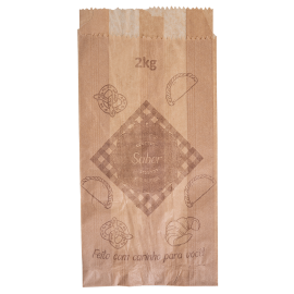 SACO DE PAPEL KRAFT KING PACK 2KG