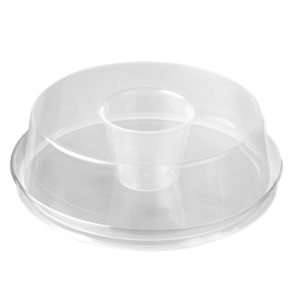 POTE WER  1100ML PUDIM FORNEÁVEL COM TAMPA (PW-33) COM 4 UNIDADES