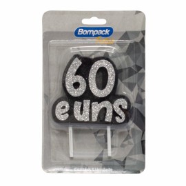 Vela Especial Bompack 60 e Uns cor Prata